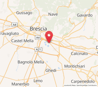 Map of Bettole, Lombardy