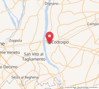 Map of Biauzzo, Friuli Venezia Giulia