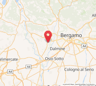 Map of Bonate Sotto, Lombardy