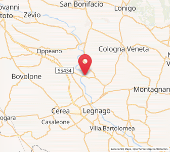 Map of Bonavigo, Veneto