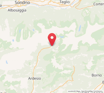 Map of Bondione, Lombardy
