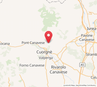Map of Borgiallo, Piedmont