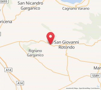 Map of Borgo Celano, Apulia
