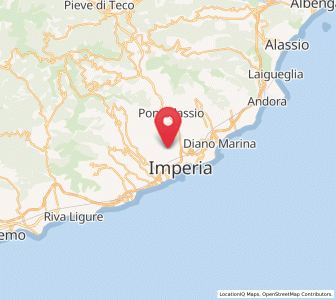 Map of Borgo Sant'Agata, Liguria