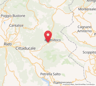Map of Borgo Velino, Lazio