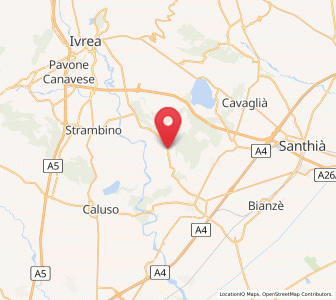 Map of Borgomasino, Piedmont