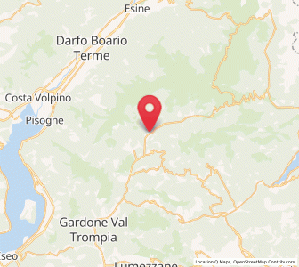Map of Bovegno, Lombardy