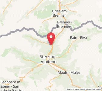 Map of Brennero - Brenner, Trentino-Alto Adige