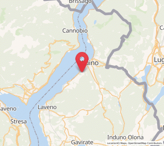 Map of Brezzo di Bedero, Lombardy