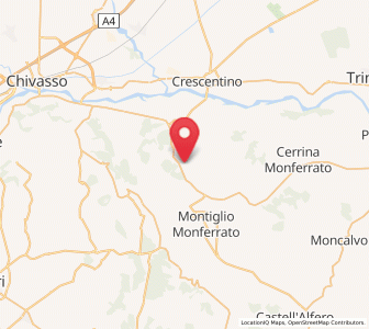 Map of Brozolo, Piedmont