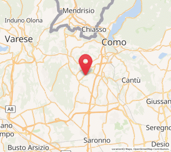 Map of Bulgarograsso, Lombardy