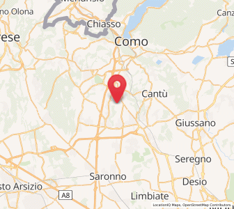 Map of Bulgorello, Lombardy