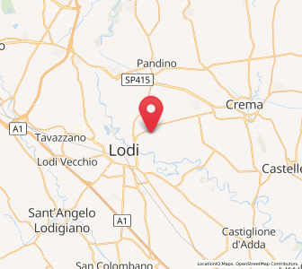 Map of Cadilana, Lombardy