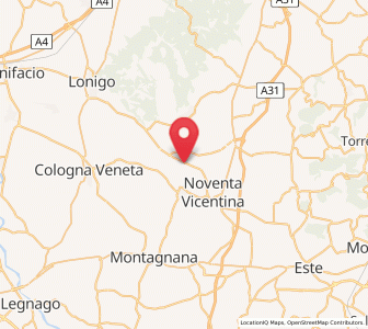 Map of Cagnano, Veneto