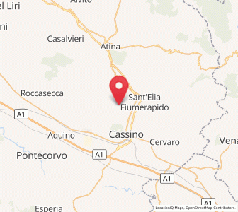 Map of Caira, Lazio