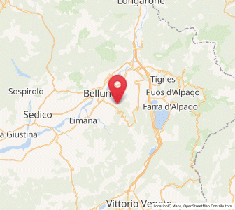Map of Caleipo-Sossai, Veneto
