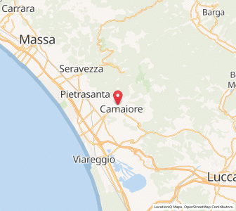 Map of Camaiore, Tuscany