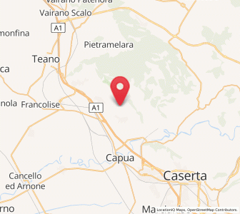 Map of Camigliano, Campania