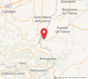 Map of Caminata, Emilia-Romagna
