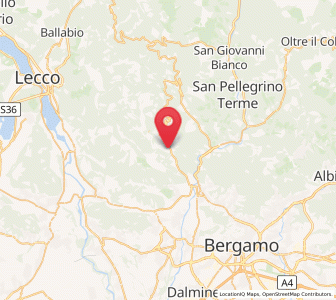 Map of Camoneone, Lombardy