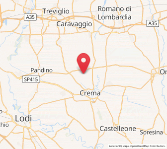 Map of Campagnola Cremasca, Lombardy