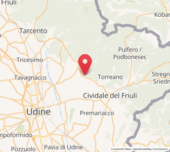 Map of Campeglio, Friuli Venezia Giulia
