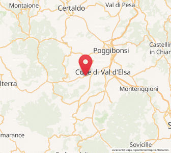 Map of Campiglia, Tuscany