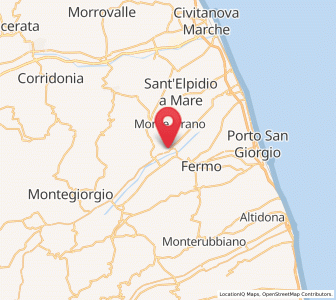 Map of Campiglione, The Marches