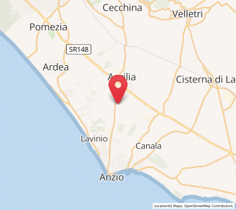 Map of Campo di Carne, Lazio
