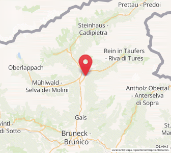 Map of Campo Tures, Trentino-Alto Adige