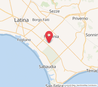 Map of Campodimele, Lazio