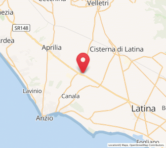Map of Campoverde, Lazio