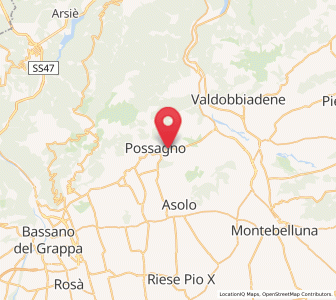 Map of Caniezza, Veneto