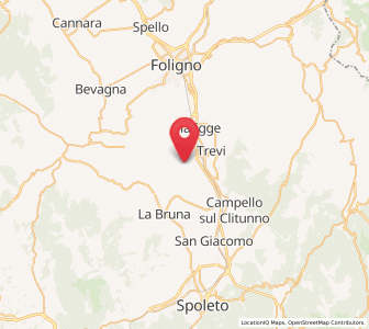 Map of Cannaiola, Umbria