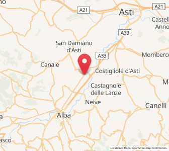 Map of Canove, Piedmont