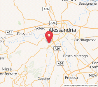 Map of Cantalupo, Piedmont