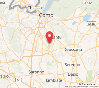 Map of Cantù Asnago, Lombardy