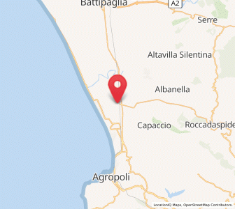 Map of Capaccio Scalo, Campania