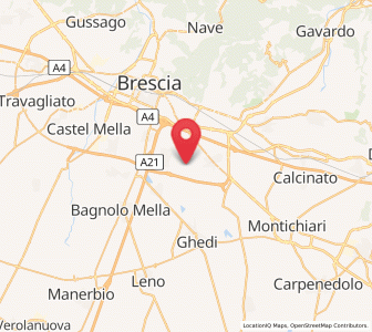 Map of Capodimonte, Lombardy