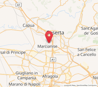 Map of Capodrise, Campania