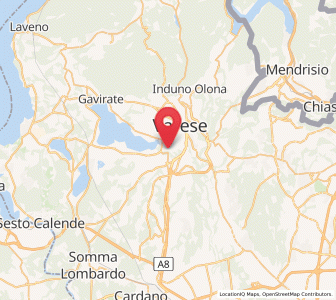 Map of Capolago, Lombardy