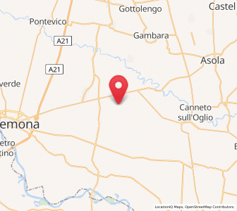 Map of Cappella de'Picenardi, Lombardy