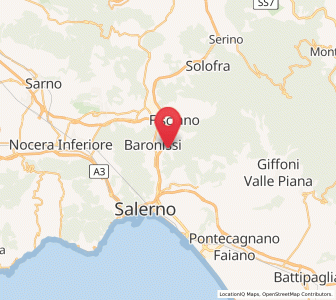 Map of Caprecano, Campania