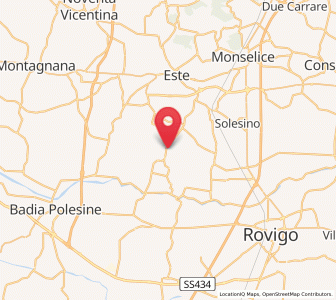 Map of Carmignano, Veneto