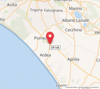 Map of Caronti, Lazio