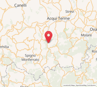 Map of Cartosio, Piedmont