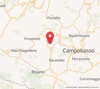 Map of Casalciprano, Molise
