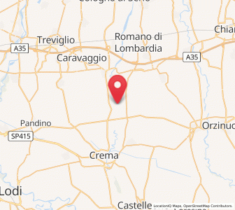 Map of Casale Cremasco, Lombardy