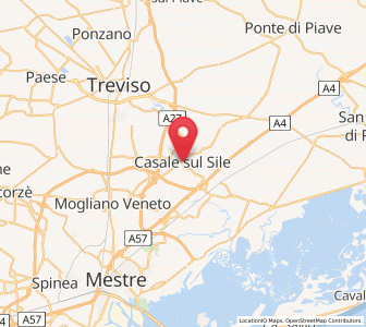 Map of Casale sul Sile, Veneto