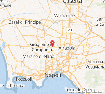 Map of Casandrino, Campania